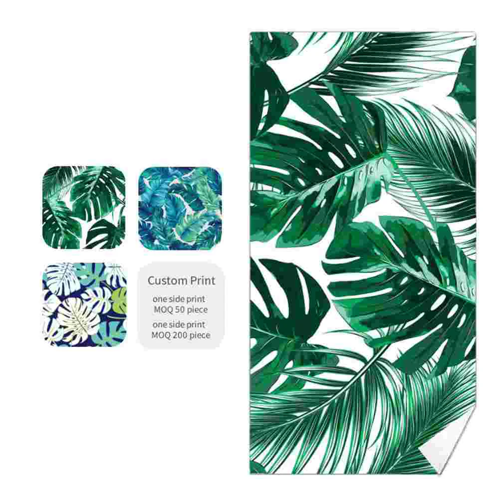 

Towel Beach Bath Leaf Towels Palm Large Swimming Dry Extra Tropical Banana Round Quick Cool Pool Sand Microfiber Camping