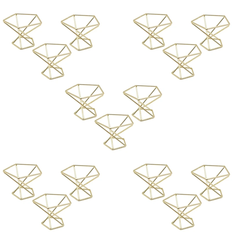 

15 Pcs Geometric Air Plant Holder Airplants Rack Metal Plants Stand Planter Shelves Himmeli Decor Tillandsia Containers