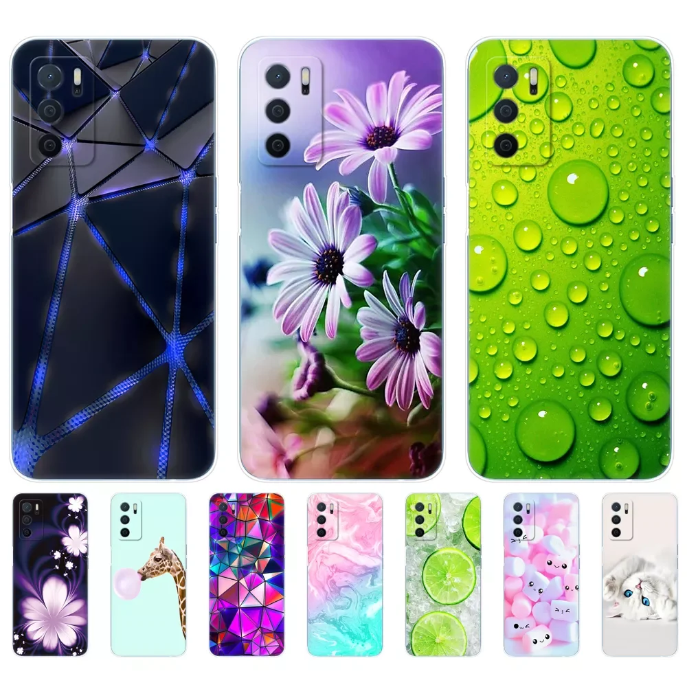 

For OPPO A16 Case For OPPO A16S Soft Case Phone Back Cover For OPPOA16 OPPOA16S Bumper OPPO A 16 S 16S Silicon Funda 6.52inch
