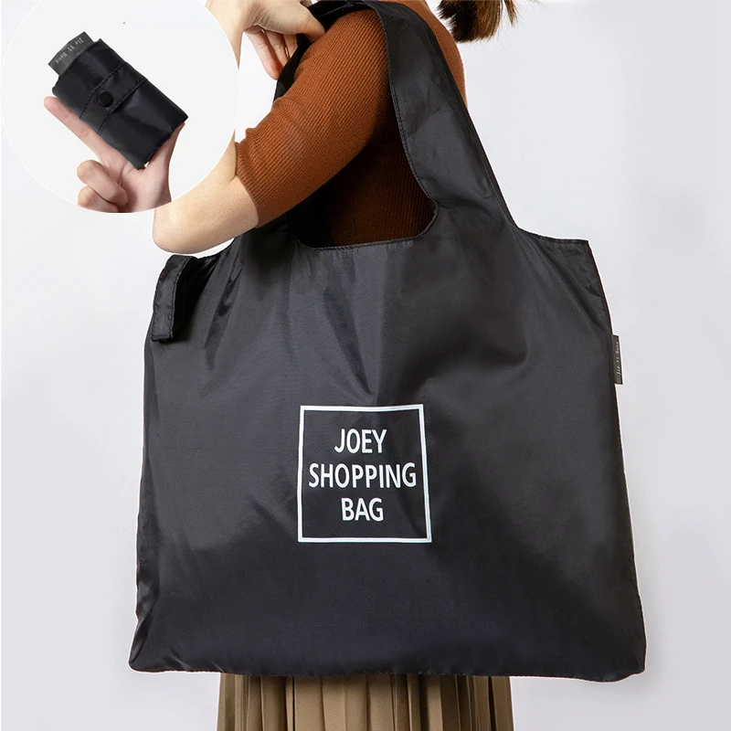 Складная сумка для покупок, цветные многоразовые нейлоновые сумки для женщин, сумка для покупок, большая Портативная сумка для хранения, сумки через плечо, сумка-тоут