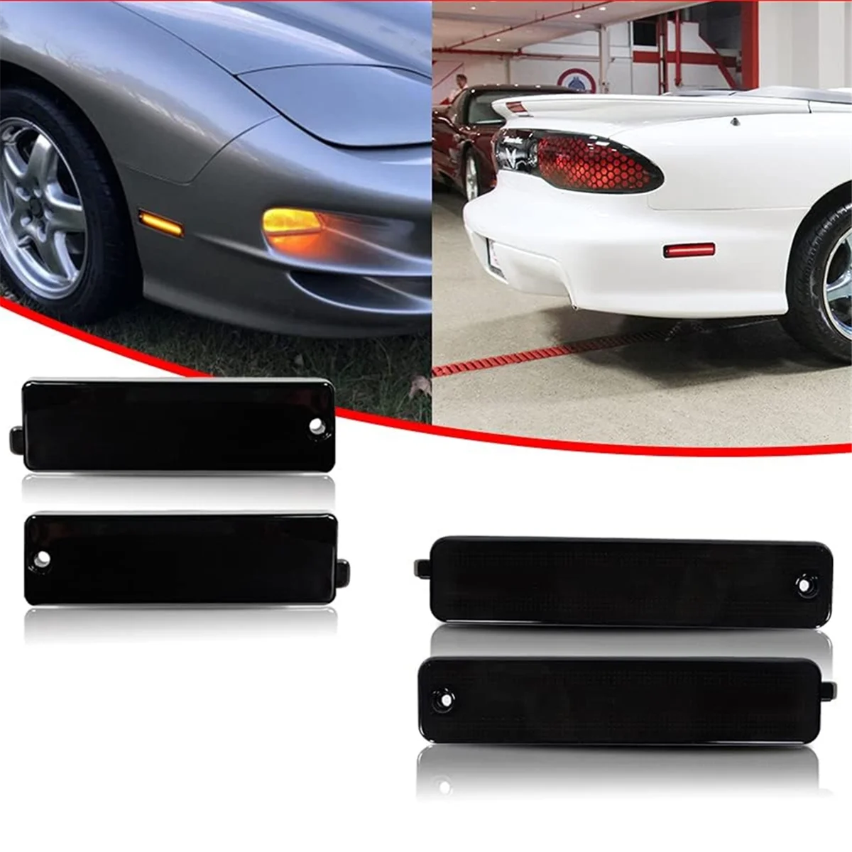 Набор для лампы указателя поворота Pontiac Firebird 1998-2002 с дымчатыми линзами