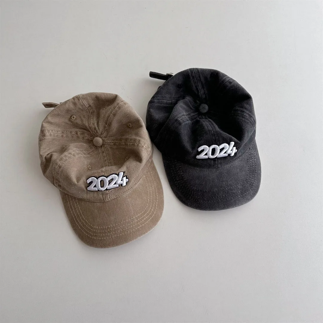 

Baby Hat Children's Vintage 2024 Three-dimensional Embroidered Baseball Cap