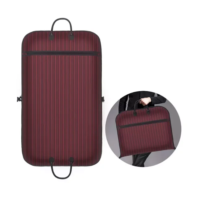 

Men Suit Clothes Hanging Dust Cover Garment Travel Coat Storage Case with Zipper Wardrobe Hanger Clothing Pouch Case Organizer