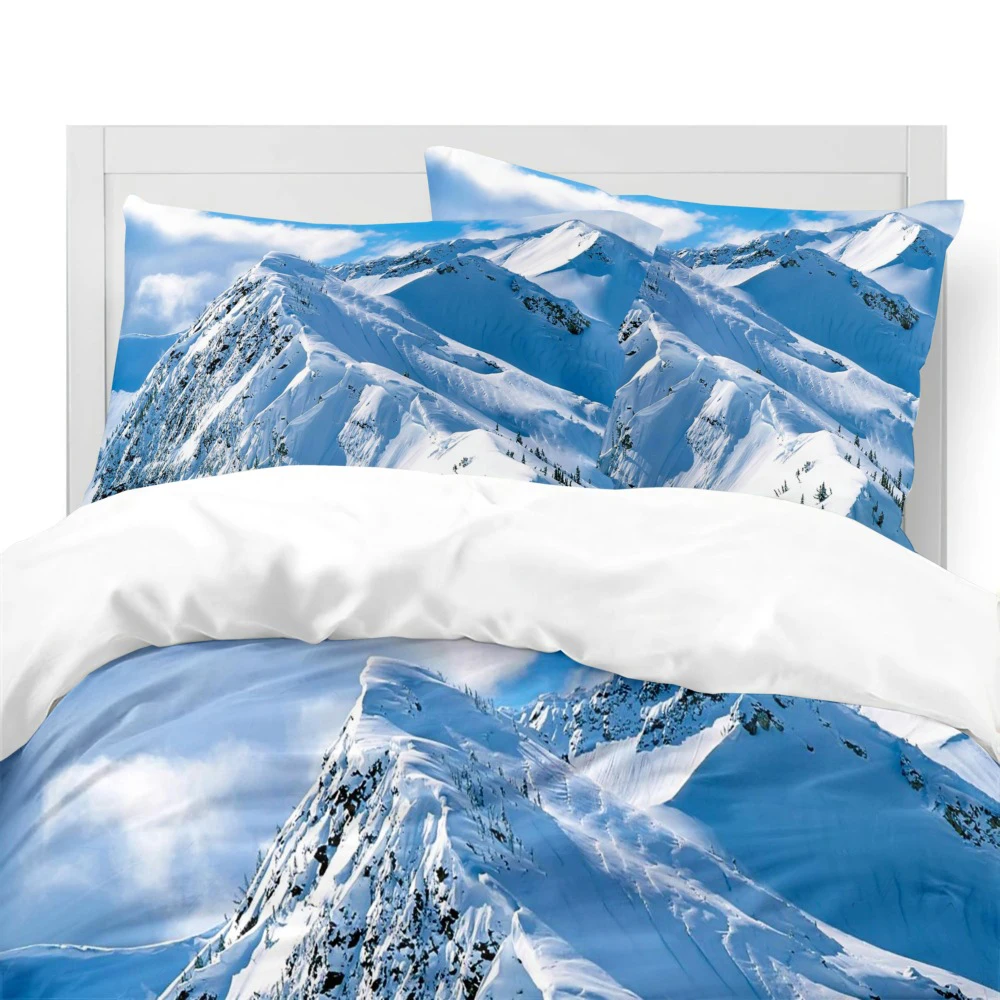 Комплект постельного белья из 2/3 предметов с 3d-рисунком под дерево | Дом и сад