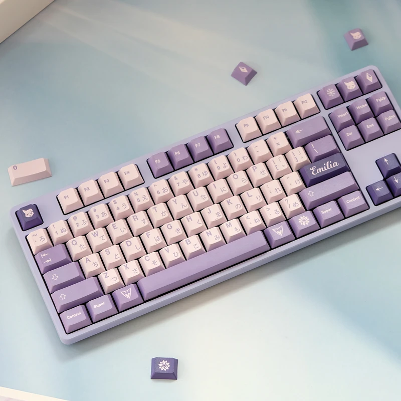 GMK Frost Witch Keycaps PBT Dye Subbed Key Caps Cherry Profile Keycap With 1.75U 2U Shift Fit 61/64/87/96/104/108 Keyboard enlarge