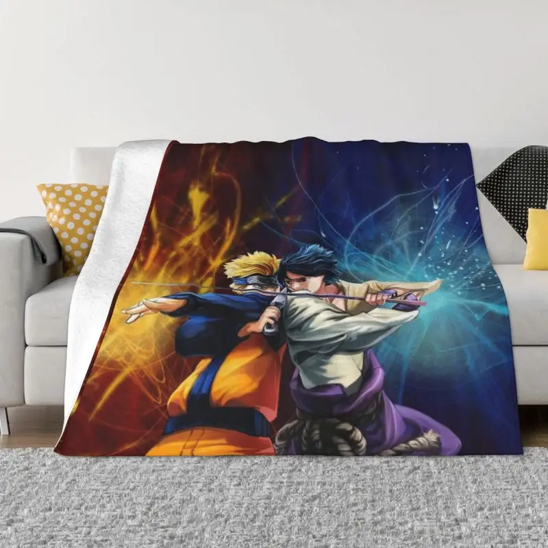 

Uzumaki Anime Manga Blanket Warm Fleece Soft Flannel Throw Blankets for Bedding Sofa Office Spring Autumn