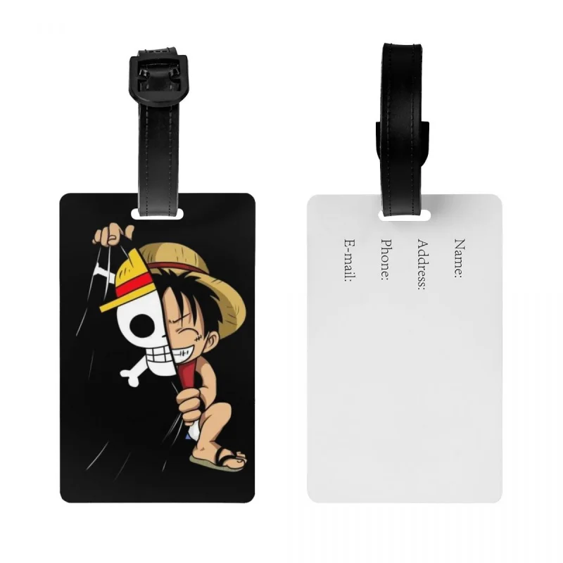 Рисунок 2 - милый Луффи багажная бирка для
