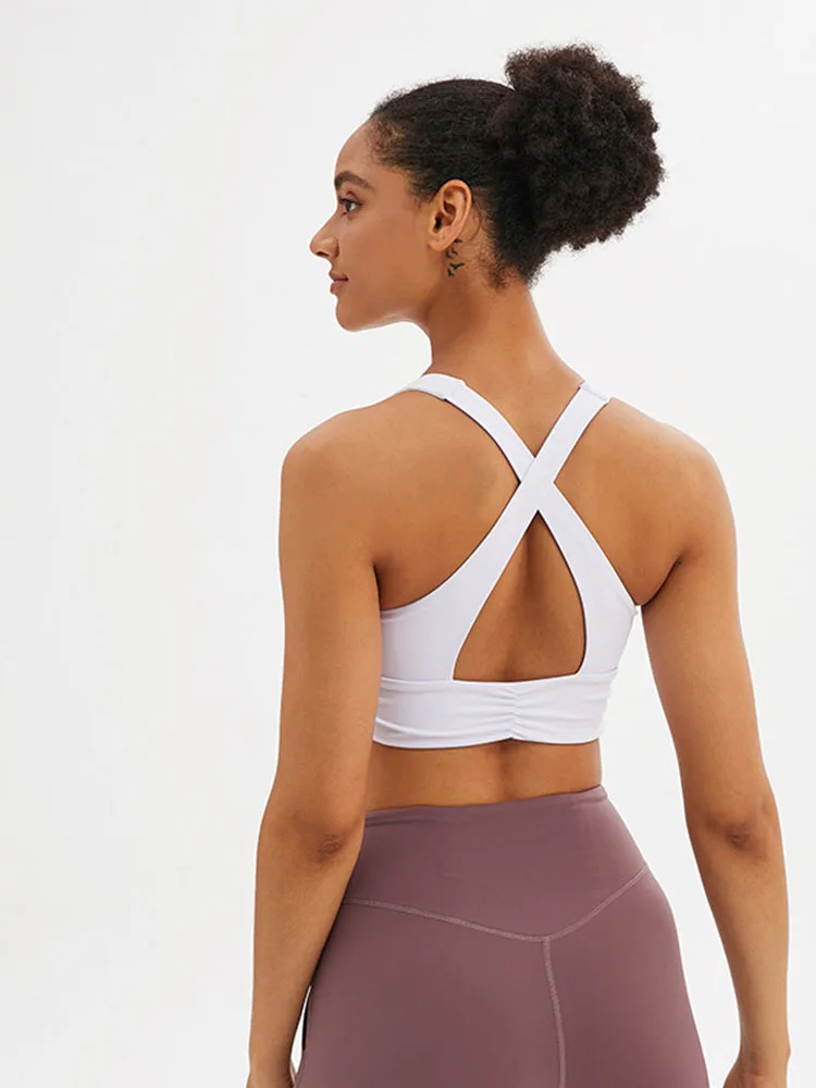 спортивный бюстгальтер женский Бюстгальтер для йоги передняя грудь