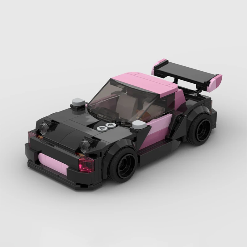 Фото Хит продаж: Конструктор MOC-186200 Mazda MX5 Miata, совместимый с LEGO, умный набор для сборки для мальчиков №2