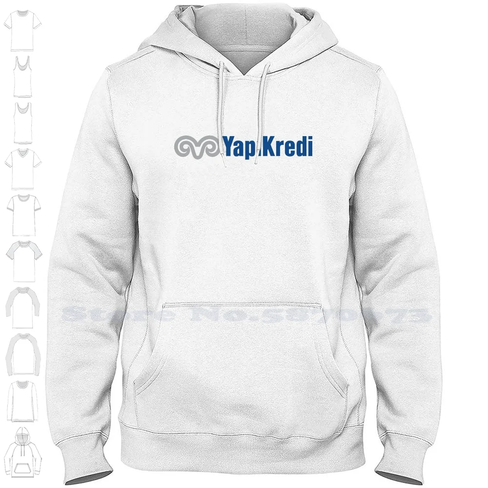 Yapi Kredi Logo Высококачественная толстовка из 100% хлопка