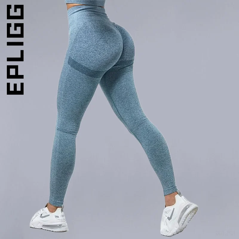

Женские леггинсы для фитнеса Epligg, пикантные спортивные Леггинсы пуш-ап с высокой талией для тренировок в тренажерном зале