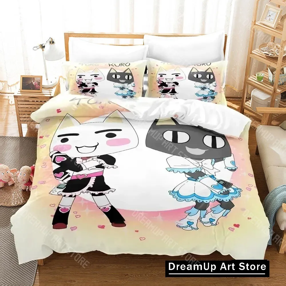 3D принт Toro Inoue аниме Doko Demo Issyo комплект постельного белья для мальчиков и девочек