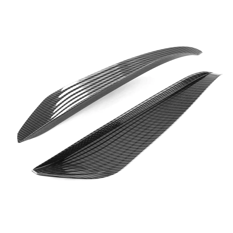 

Car Carbon Fiber ABS Rear Fog Lamp Eyebrow Wind Cover Sticker Cover Trim Car Styling Fit For Toyota BZ4X Pro 2022