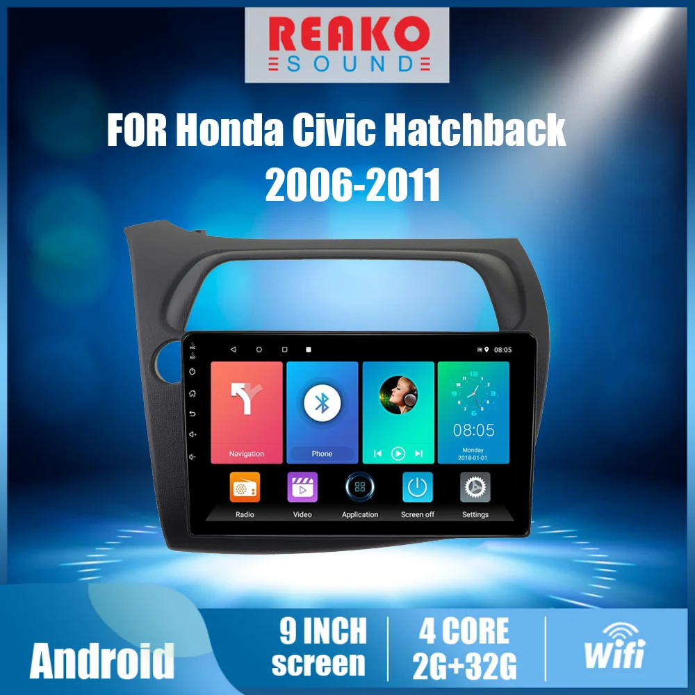 

Autoradio Carplay For Honda Civic Hatchback 2006-2012 Android Car Radio Multimedia Player Navigation GPS 2 din Head Unit