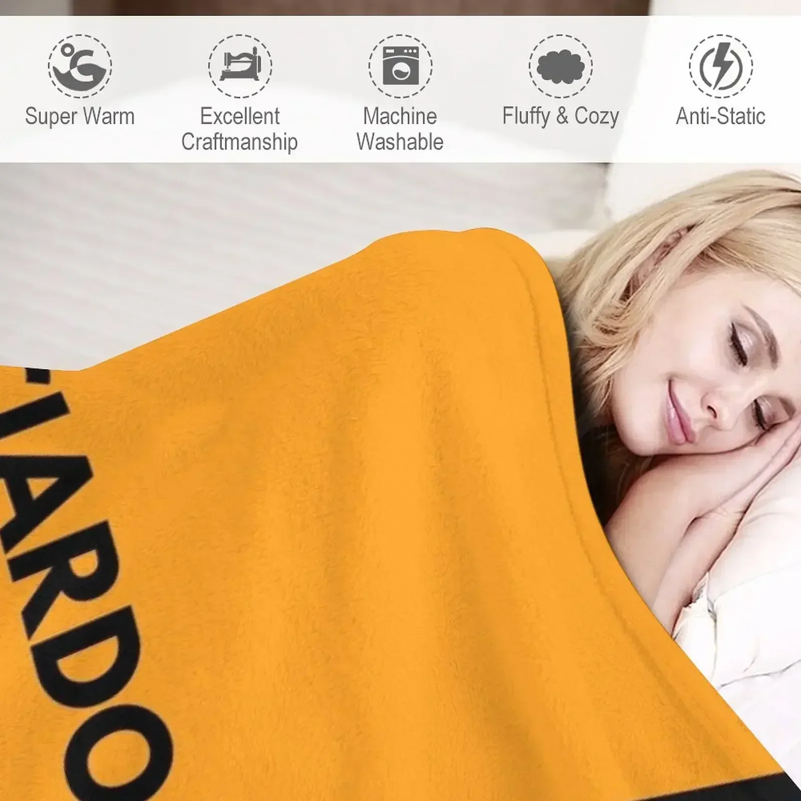 F1 2021 - # 3 одеяло Ricciardo модное для декоративного дивана декоративные одеяла кровати