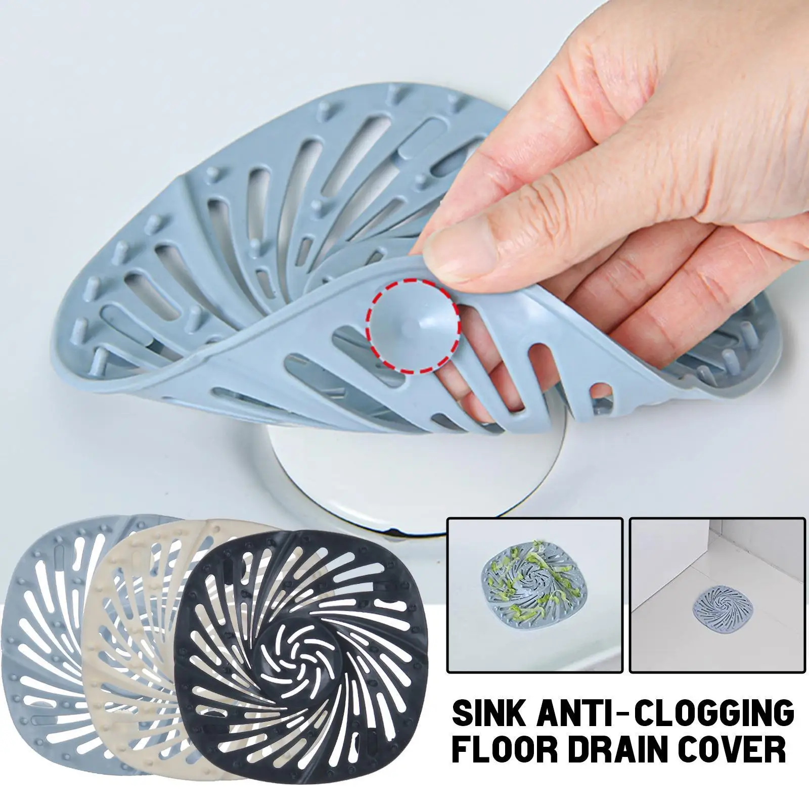 

2 шт., силиконовые заглушки для волос с присоской