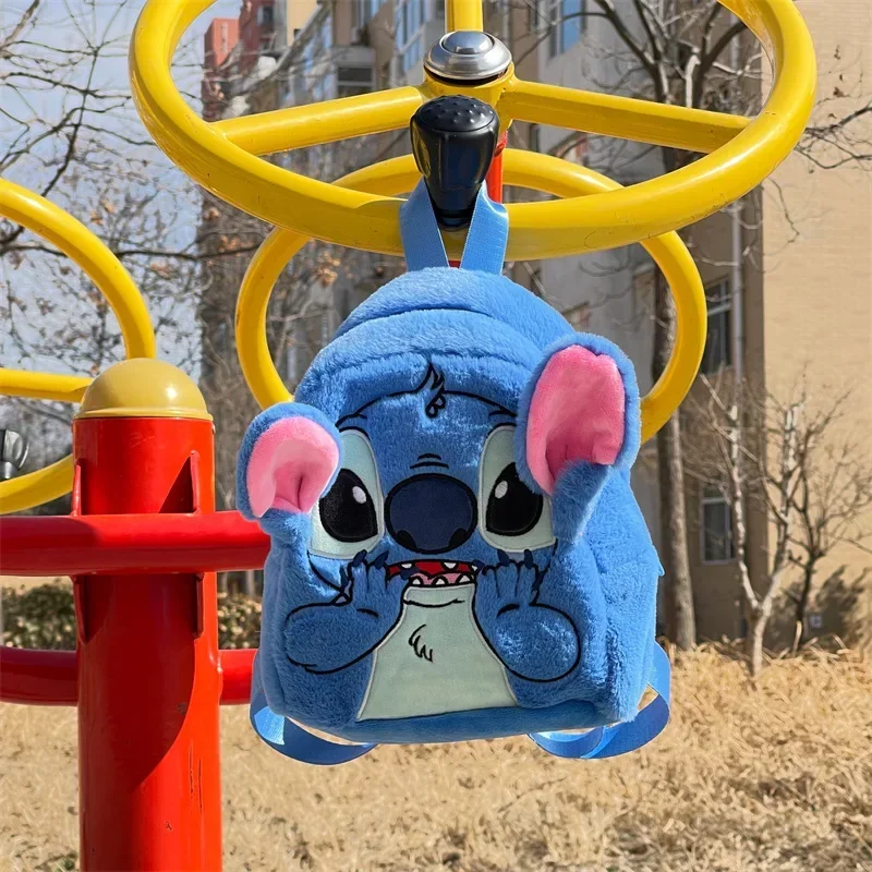 Детский рюкзак Ститч для мальчиков и девочек милый плюшевый ранец с героями
