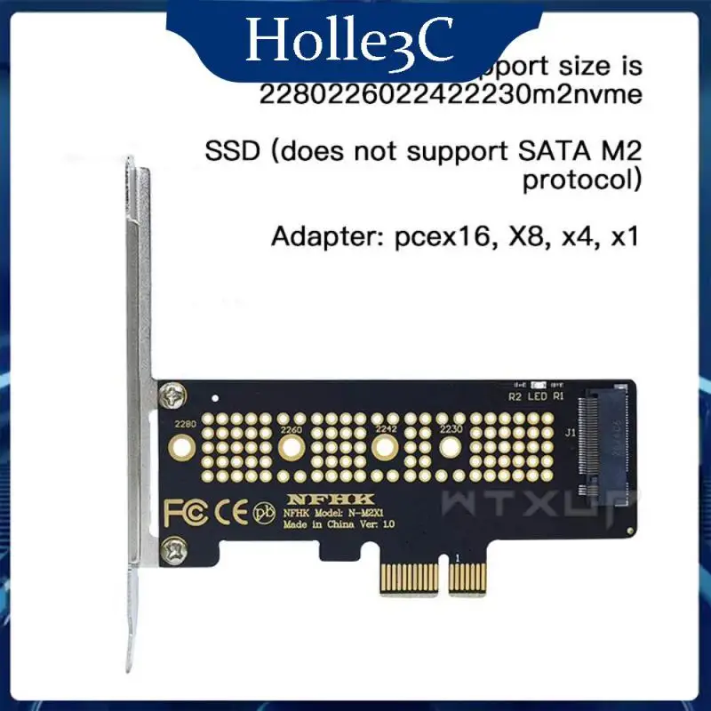 

2/4/6PCS Heat Dissipation M.2 Nvme Ssd To Pcie 3.0 Pci-e Adapter Card Portable Pci-e M.2 Adapter For 2230 With Bracket