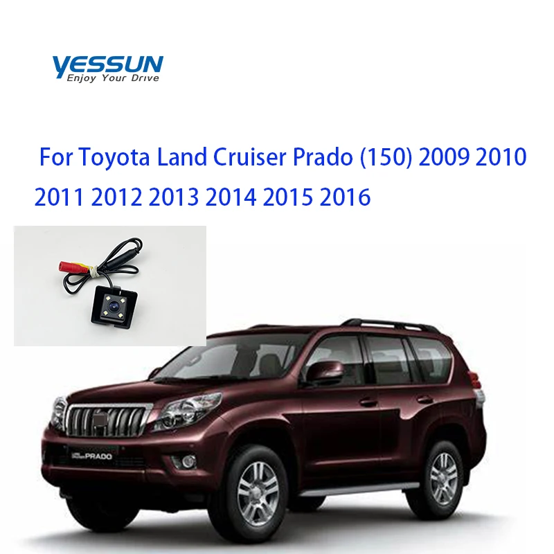 

Yessun HD 4P 1280*720 Fisheye Rear View Camera For Toyota Land Cruiser Prado (150) 2009 2010 2011 2012 2013 2014 2015 2016 Car