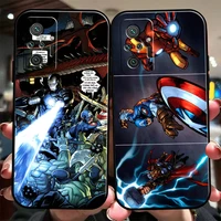 marvel trendy people phone case for xiaomi redmi 9 10 9i 9at 9t 9a 9c note 9 9t 9s 10 pro 10s 5g black back silicone cover soft