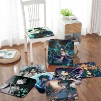 anime genshin impact xiao multi color fabric cushion non slip living room sofa decor students stool tatami office stool seat mat