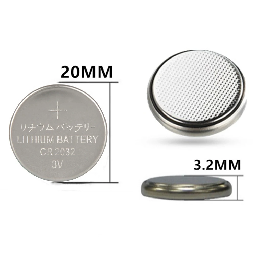 

100Pcs CR2032 3V Lithium Battery Button Coin Battery For Watch MP3 Player Toys For Bmw/audi/benz Car Key Battery