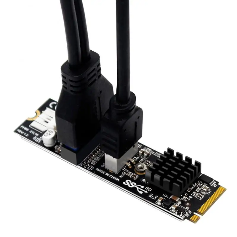 

Плата расширения RYRA M.2 MKEY PCI-E на переднюю USB 3,1, 5 Гб, быстрая + 19/20 контактная Плата расширения M.2 PCI E на многосистемную Совместимость USB3