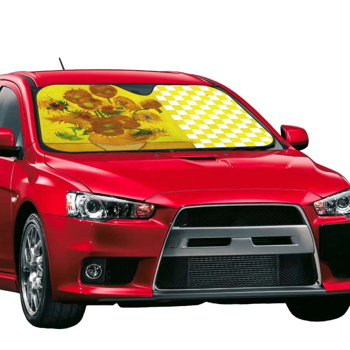 

Oil Painting Vincent Van Gogh Sunflowerr Sunshade Windscreen Cover Front Block Window 70x130cm Sun Visor Accessories Covers