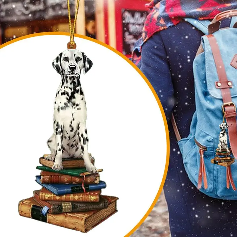 Акриловый рождественский кулон в виде собаки 11X Рождественский декоративный