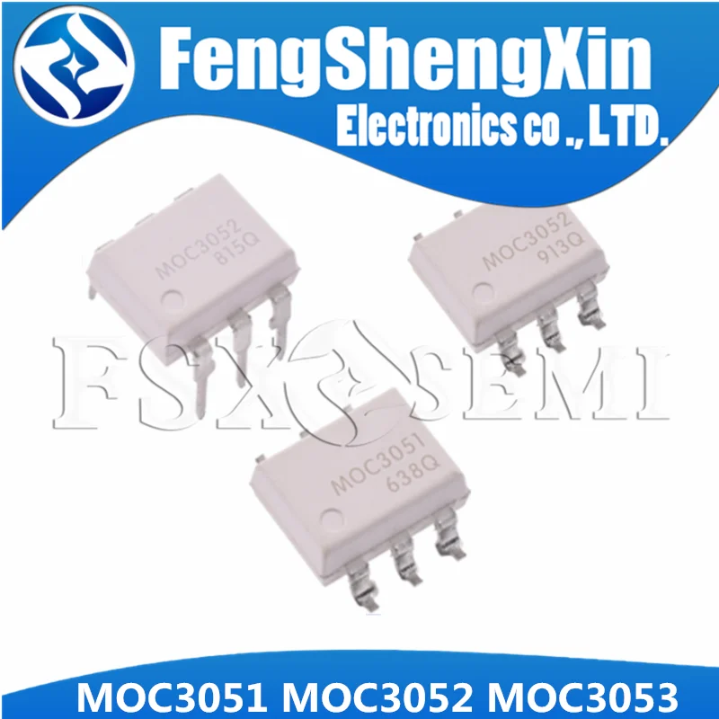 

10 шт., фотосоединители MOC3050 MOC3051 MOC3052 MOC3053 DIP6 DIP SOP6 SOP