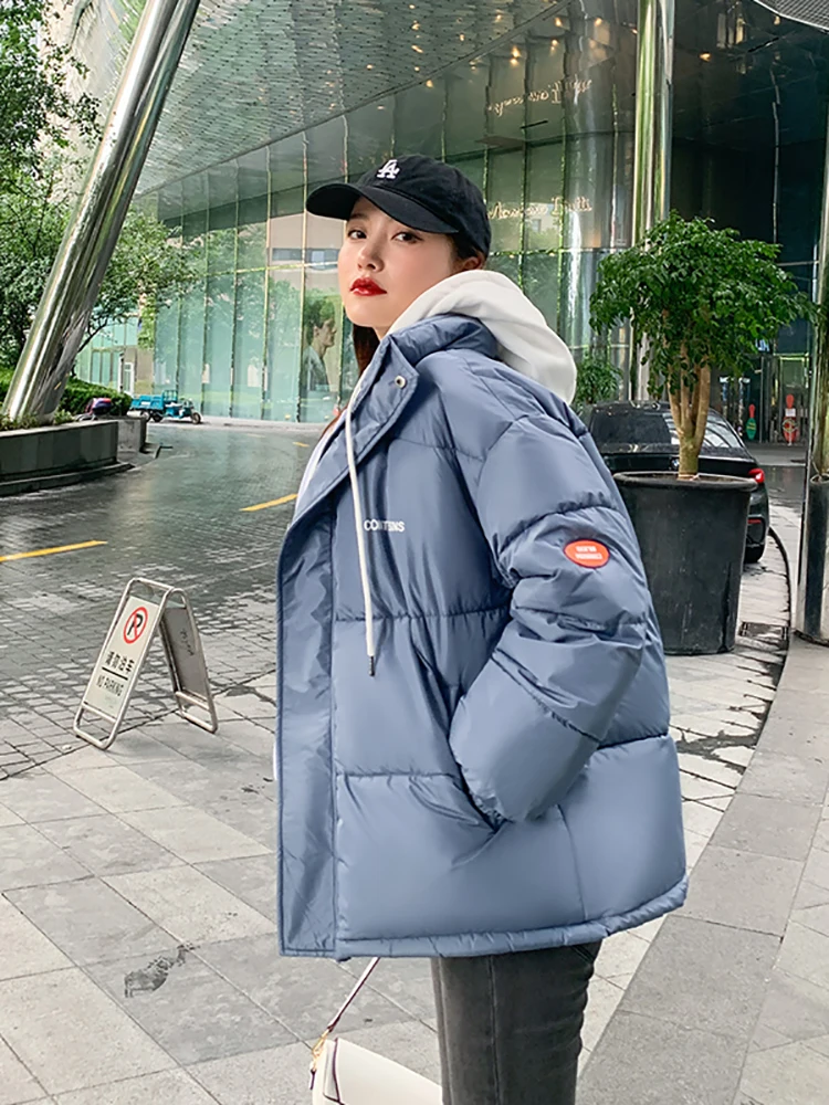 AOSSVIAO Down jacket female quilted jacket oversize in the new student winter coat women winter jacket for women Hooded Parkas