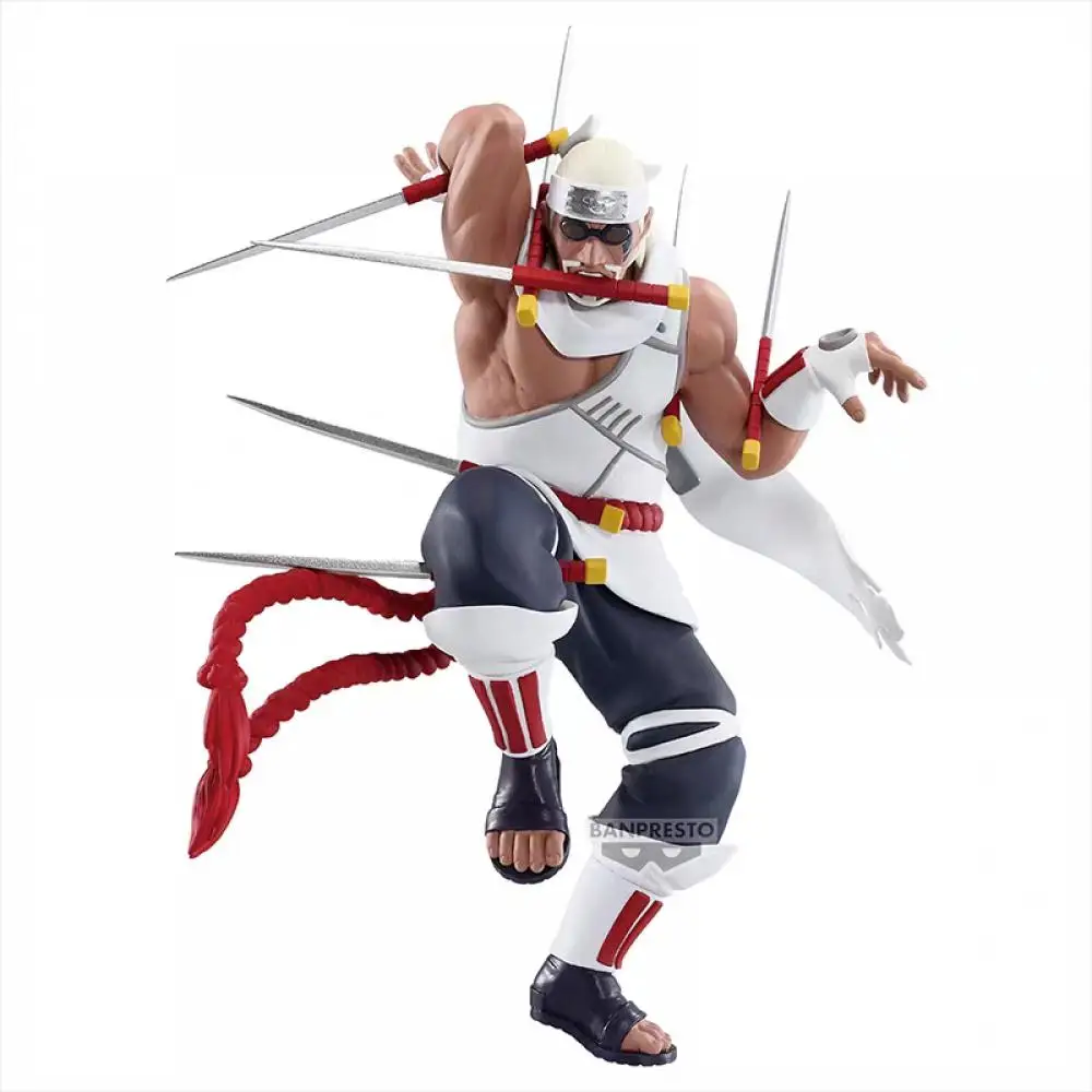 Bandai Original NARUTO Shippuden VIBRATION STARS Killer Bee Uchiha Sasuke Аниме Фигурки Игрушки Для Мальчиков