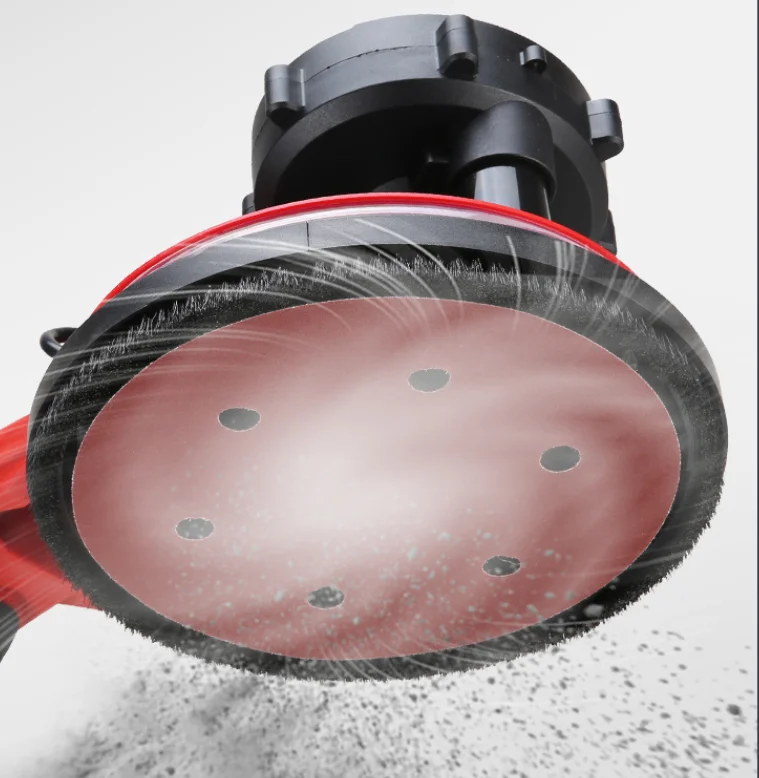 215 мм шлифовальный станок для стен полировщик с длинным полюсом и светодиодной