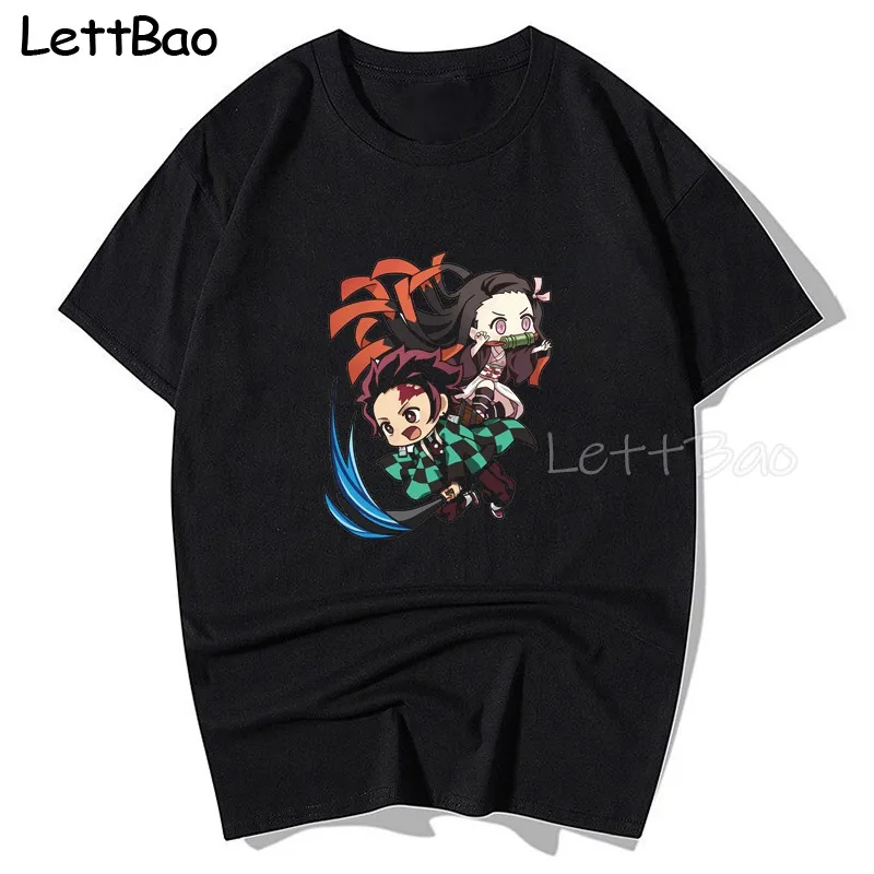 

Футболка Kimetsu No Yaiba с рассекающим демонов манга, мужская и женская модная футболка с японским аниме, уличная футболка, топы большого размера с круглым вырезом, 2023