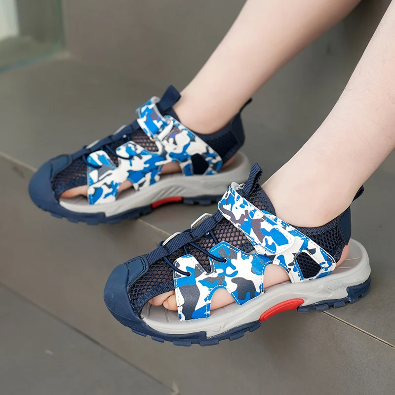 2023 Kids Sports Sandals Summer Boys Girls Beach Shoes Outdoor Sneakers Sandals Rubber Non-slip Casual Sandals for Children