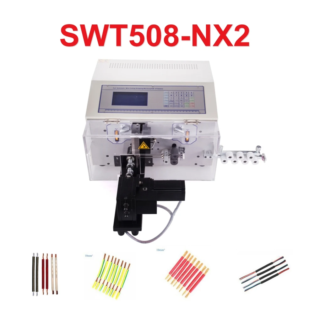 

Peeling Stripping Cutting Machine SWT508-NX2 Computer Automatic Wire Strip Stripping Machine 0.1-4.5mm2 Compatible With Single