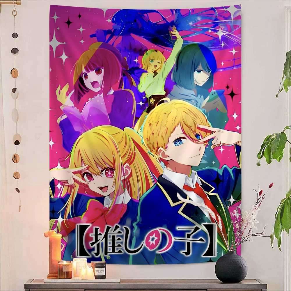 O-oshi No K-koo Красочный гобелен Настенный богемный настенный Мандала Настенные листы