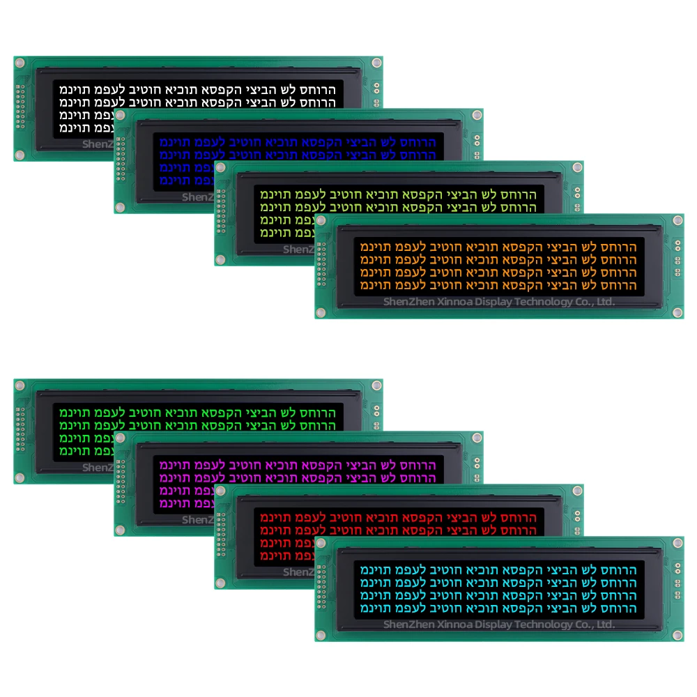 Многоязычный ЖК-модуль 404 x мм 16 контактов 40*4 40X 4 ЖК-дисплей BTN черная пленка желтые