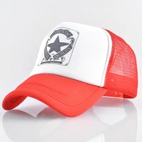 cotton baseball cap high quality fashion personality printing baseball cap mens womens summer mesh hat