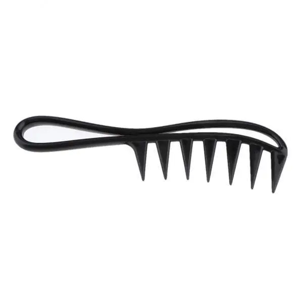 

6X Afro Pick Comb Lifting Detangle Plastic Men ' s Oily Hair