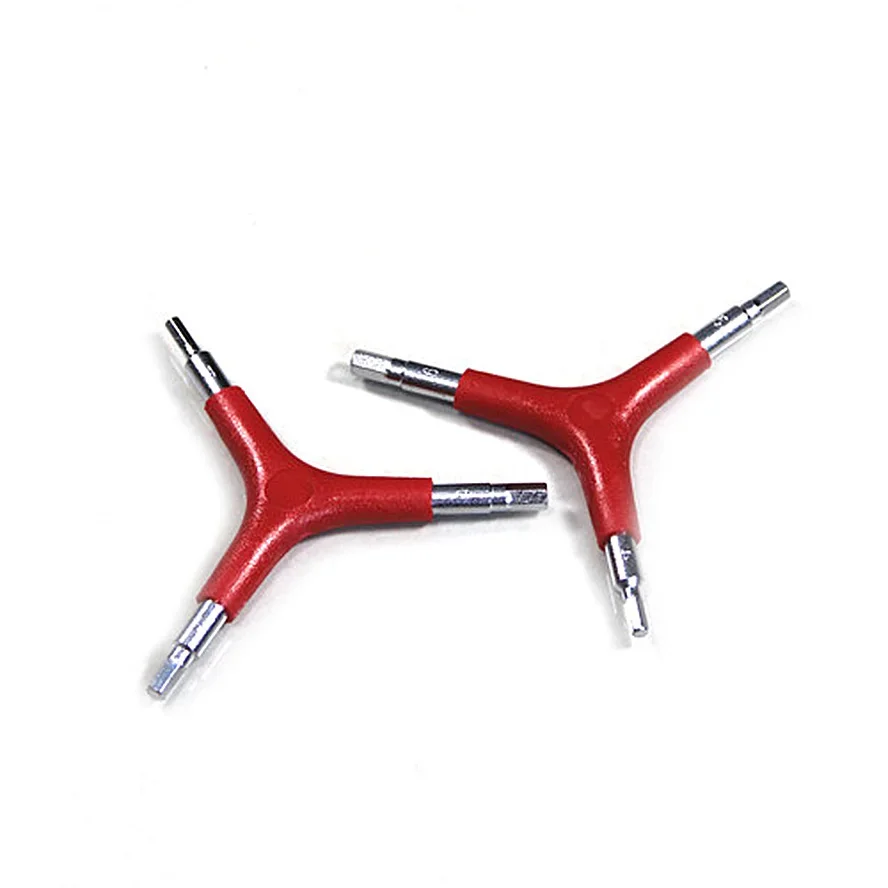 Шестигранный ключ три в одном 4/5/6 мм практичный велосипедный инструмент