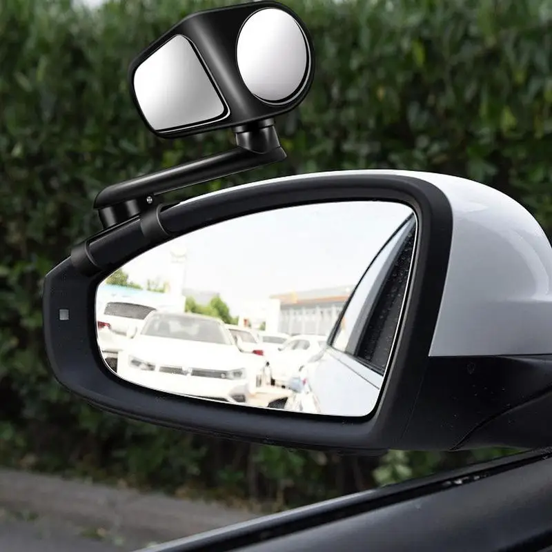 

Blind Spot Car Mirror 360 Degree Rotatable Rear View Convex Mirrors Mirror Wide Angle Rear View Small Frameless Round Mirror