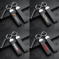 luxury leather car logo keychain key rings key holder key tags auto accessories for mini cooper one r50 f56 s r53 r56 etc
