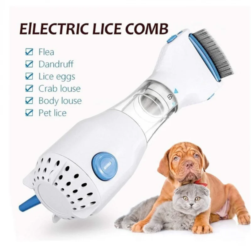 

Hair Electric Lice Pets Grabber Accessories Lice Multifunctional Dogs Cats Cleaner Comb Flea Comb Removal Killer Brush Remover