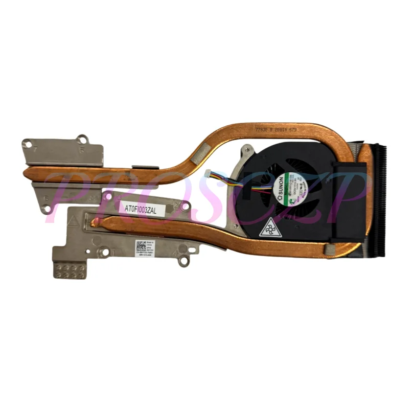 Фото Вентилятор/радиатор охлаждения 09HYXD PCC для Dell Latitude E6520 MF60120V1-C100-G99 REV:A00 DC 5V 0.3A 4-контактный для ПК №4