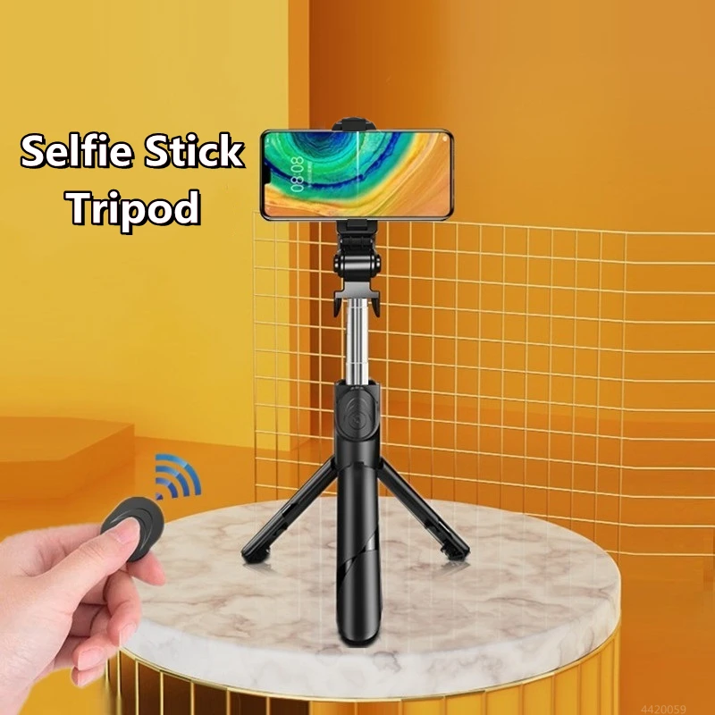 COOL DIER New Extended Bluetooth Selfie Stick Tripod With Remote Shutter Foldable Phone holder Monopod For Android IOS TikTok images - 6