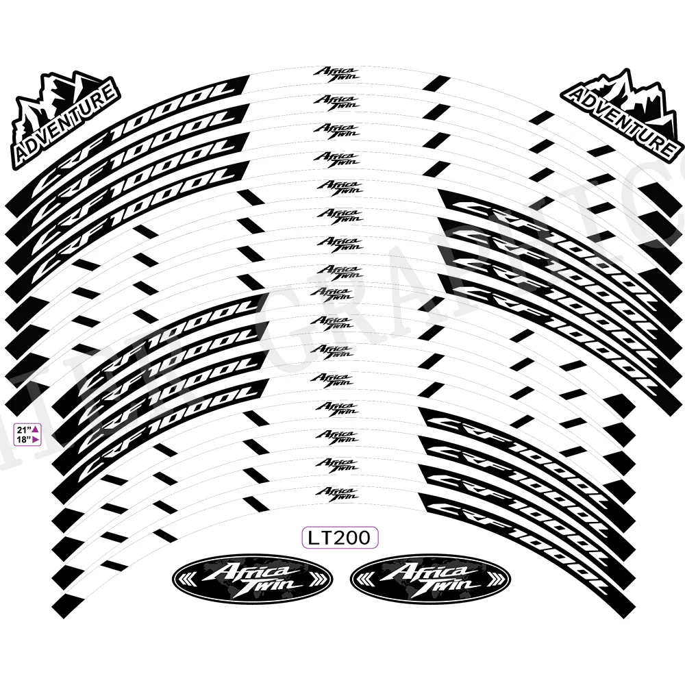 Светоотражающие аксессуары для мотоциклов, наклейка на колесо внутри ступицы, наклейка для Африки Twin CRF1000L crf 1000 l CRF ольга кузнецова очные загадки наклейки ответы внутри