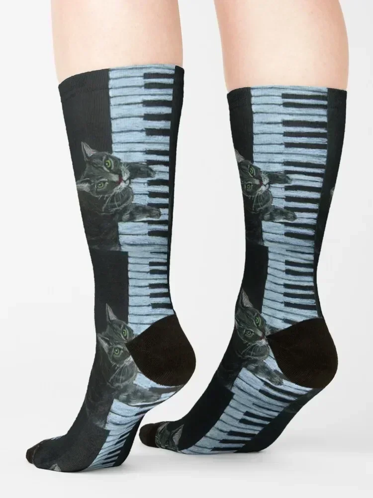 Носки Catgang Meowzart чулки до щиколотки с героями мультфильмов мужские носки женские