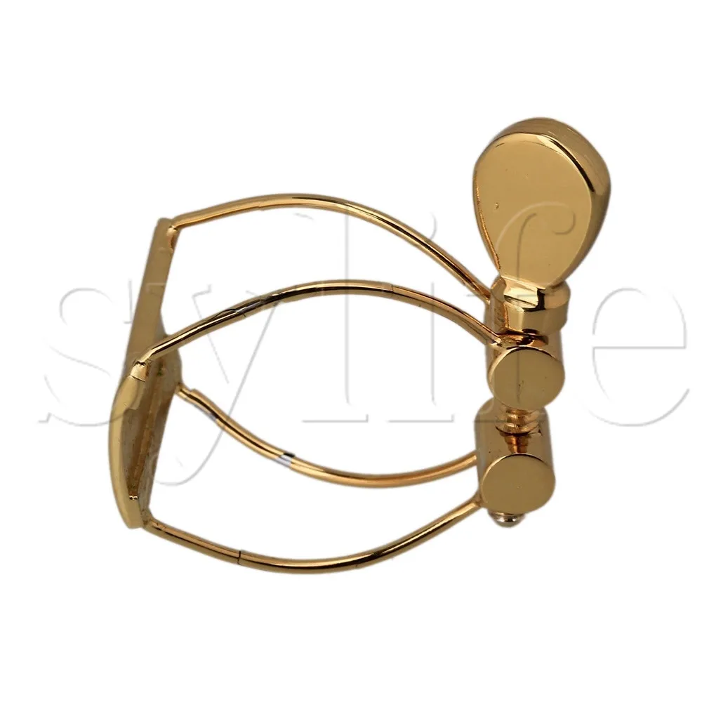 

Practical Usable Solid Brass Gold Plated Saxophone Mouthpiece Clip High-pitch