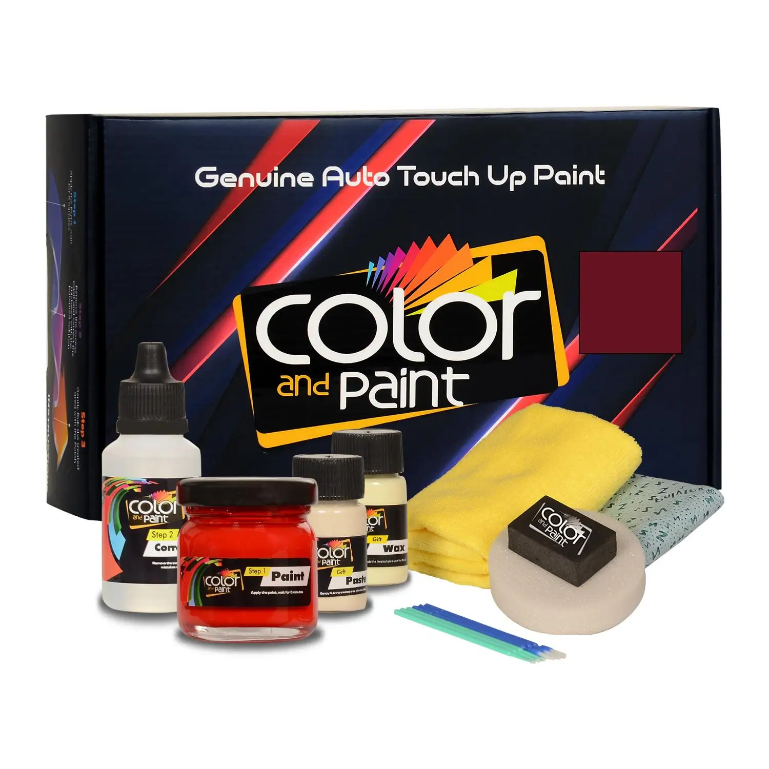 

Color and Paint compatible with GMC Automotive Touch Up Paint - CHARCOAL GREY MET SEMI-GLOSS-WA6246-basic Care